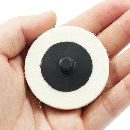 2 Inch Compressed Wool Polishing Buffing Pads, 30 Pcs Wool Buffing Pad with 32