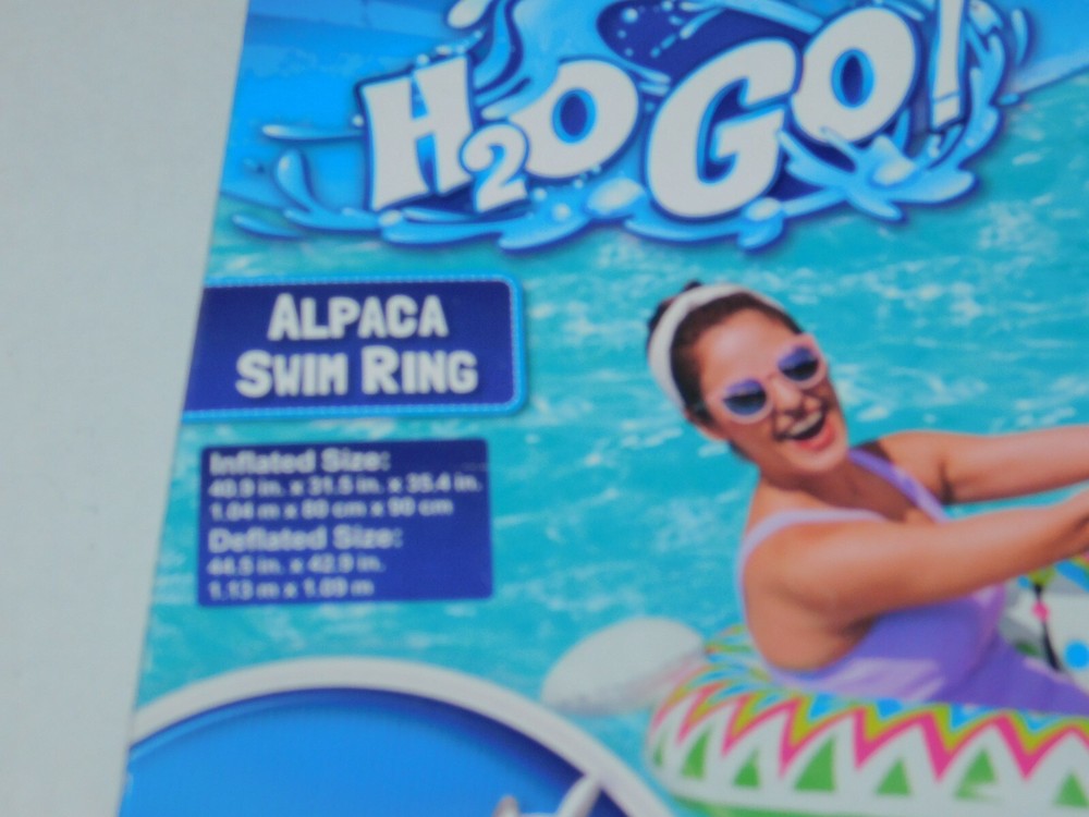 Alpaca Swim Ring Pool Float Ages 10+