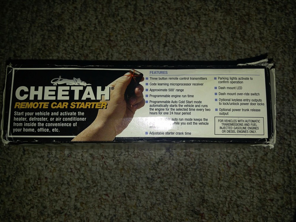 Cheetah Remote Starter Kit Bk730 4818