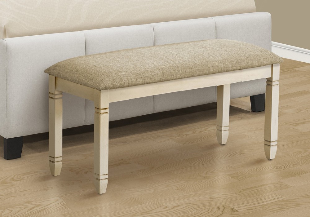 Bench, 41" Rectangular, Kitchen, Dining Room, Entryway, Bedroom, Upholstered