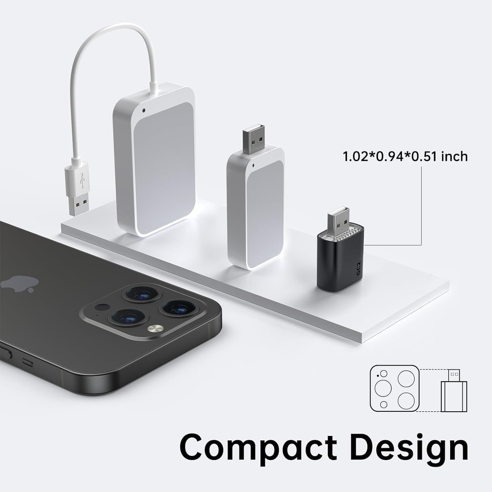 Wireless CarPlay Adapter 2026 for iPhone Convert Wired to Wireless Car Play Plug