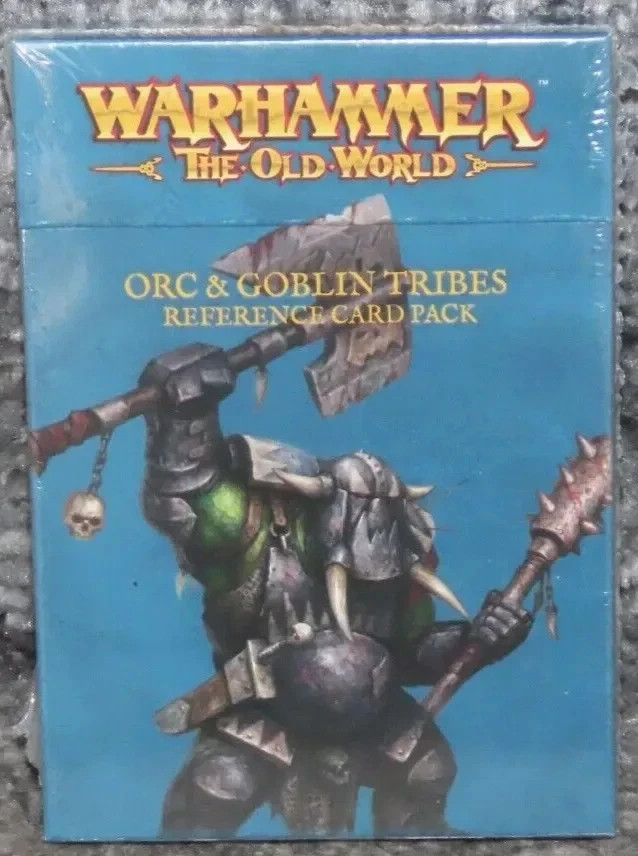 Warhammer The Old World Orc & Goblin Tribes Reference Card Pack  Cards Set Deck