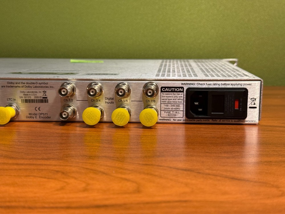Lot of Dolby DP571 Dolby E encoder - Powers on but Untested