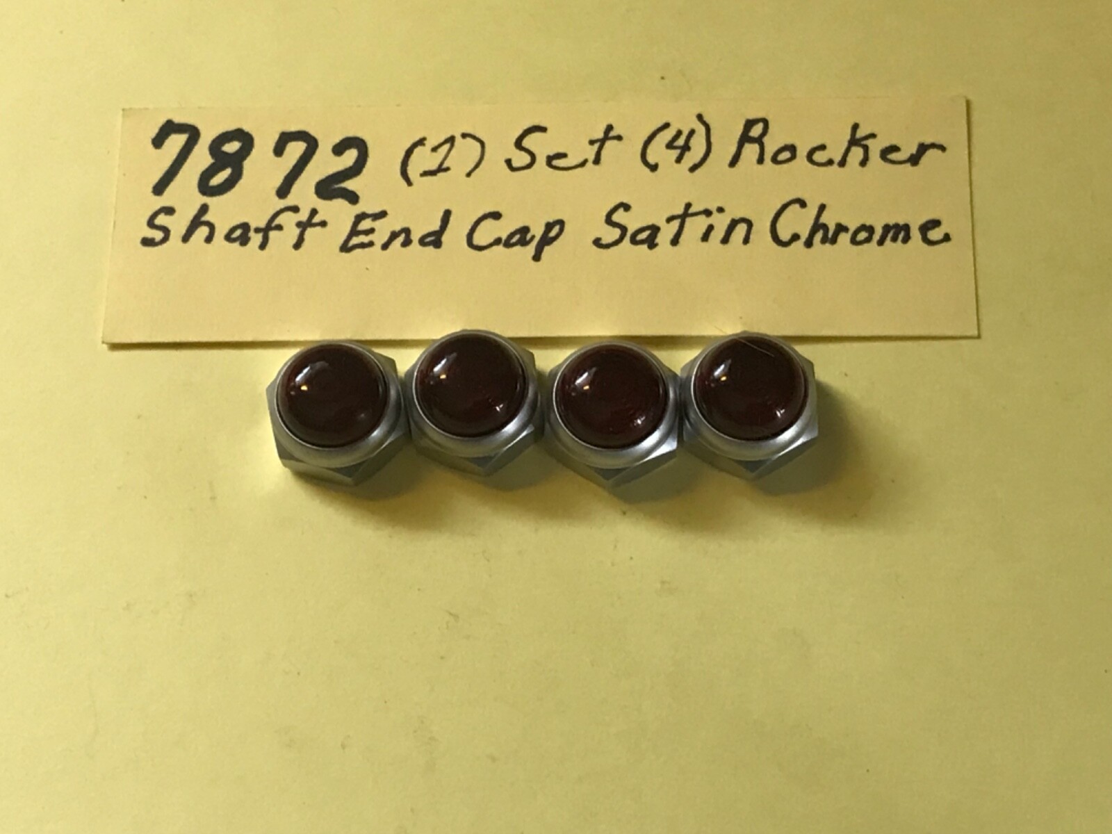 Harley 7872 Rocker Shaft Nut end red Shovelhead 1966-1984 Sportster 1957-1985.