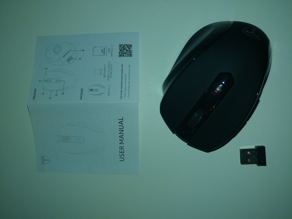 EasternTimes Tech CA57BN 2.4 Ghz Wireless 5-button Optical Mouse Model: D-09
