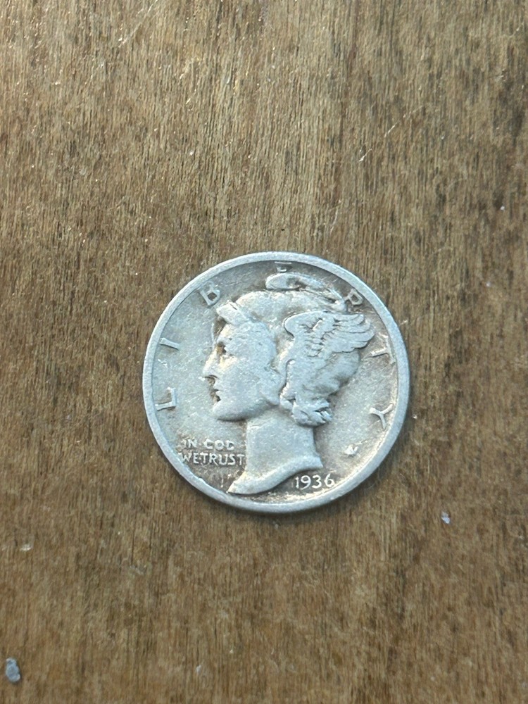 1936 Mercury Dime VG