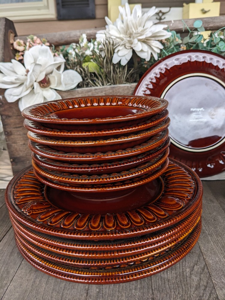 PFALTZGRAFF Palladium Chestnut Brown Miscellaneous Dinner Set