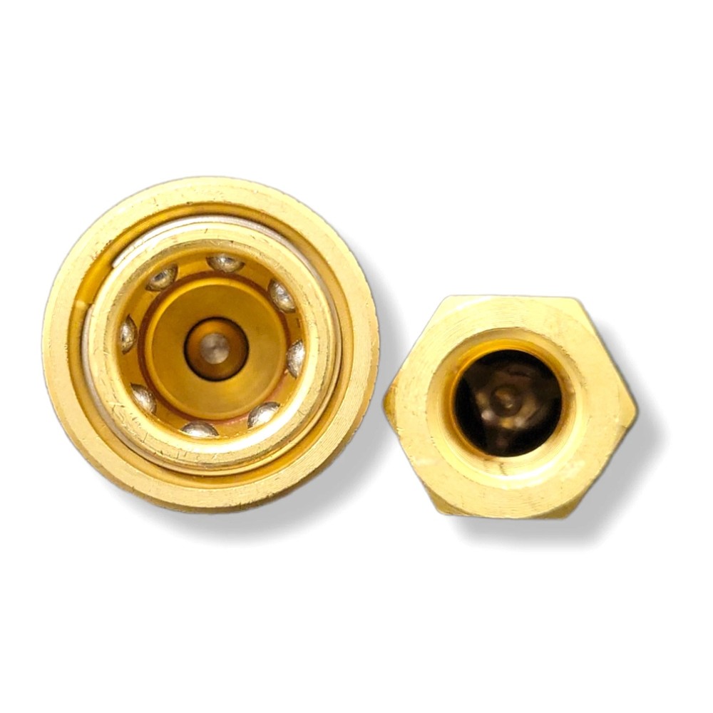 1Pack 1/4" Quick Disconnect Coupler Valve for Carpet Extractor Surface Cleaner