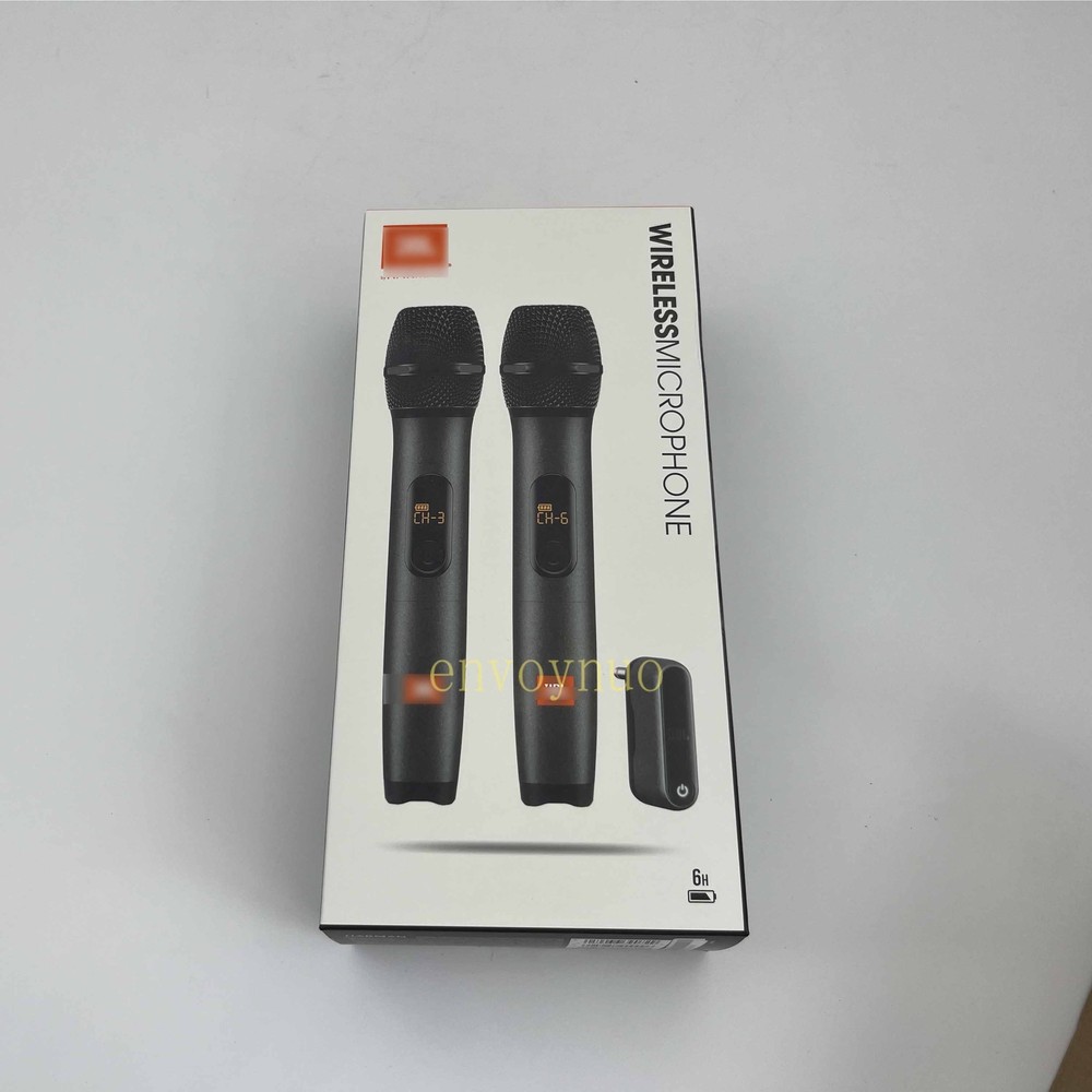 JBL JBLWIRELESSMICAM 2 Wireless Dynamic Microphones with Receiver + 4 Batteries