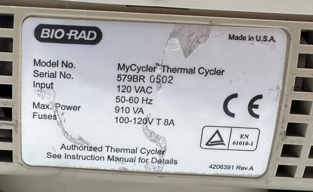 BIO-RAD_My Cycler™ thermal cycler