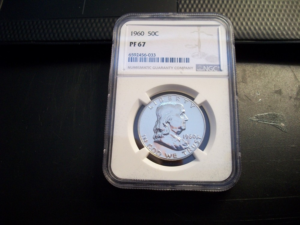 1960 Franklin Half Dollar  PR67 NGC CERTIFIED
