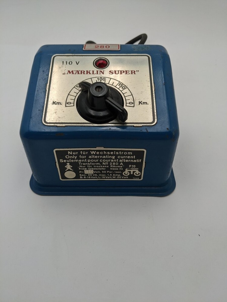 Marklin 280 110 Volt Transformer EX