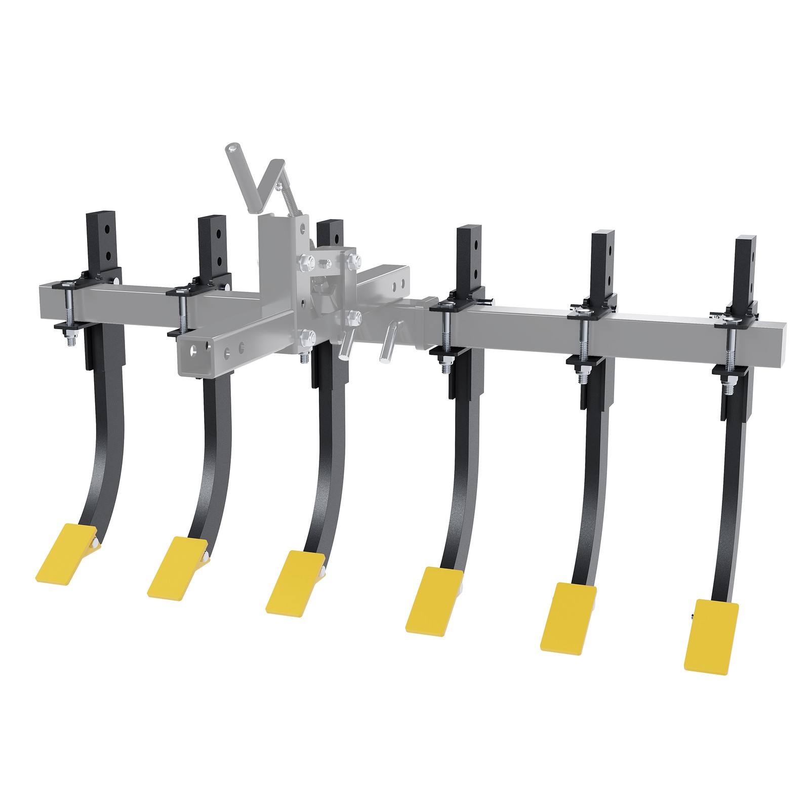 Detachable Cultivator Manual Implement Lift 6PCS Scarifier Shanks For ATV/UTV