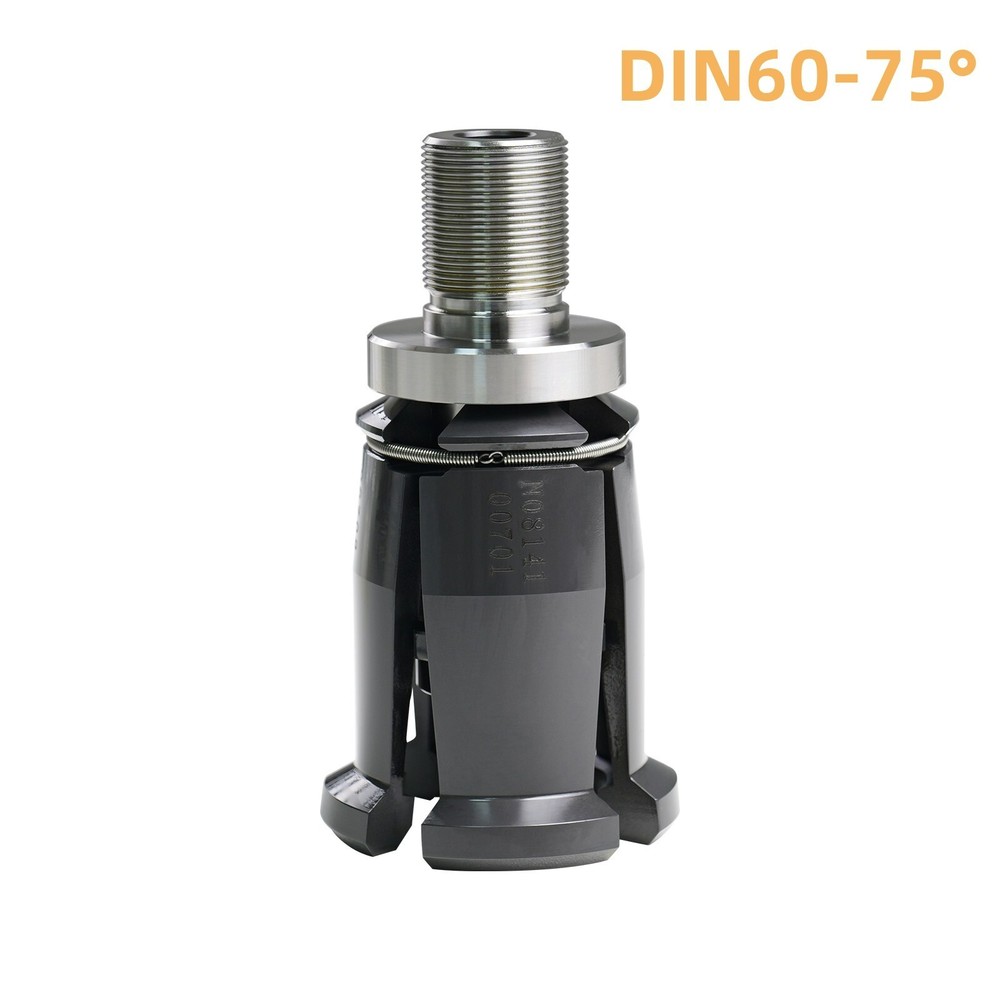 DIN60 75° Spindle Claw Pull Claw Spindle Four Claw DIN60 Gripper Internal Thread