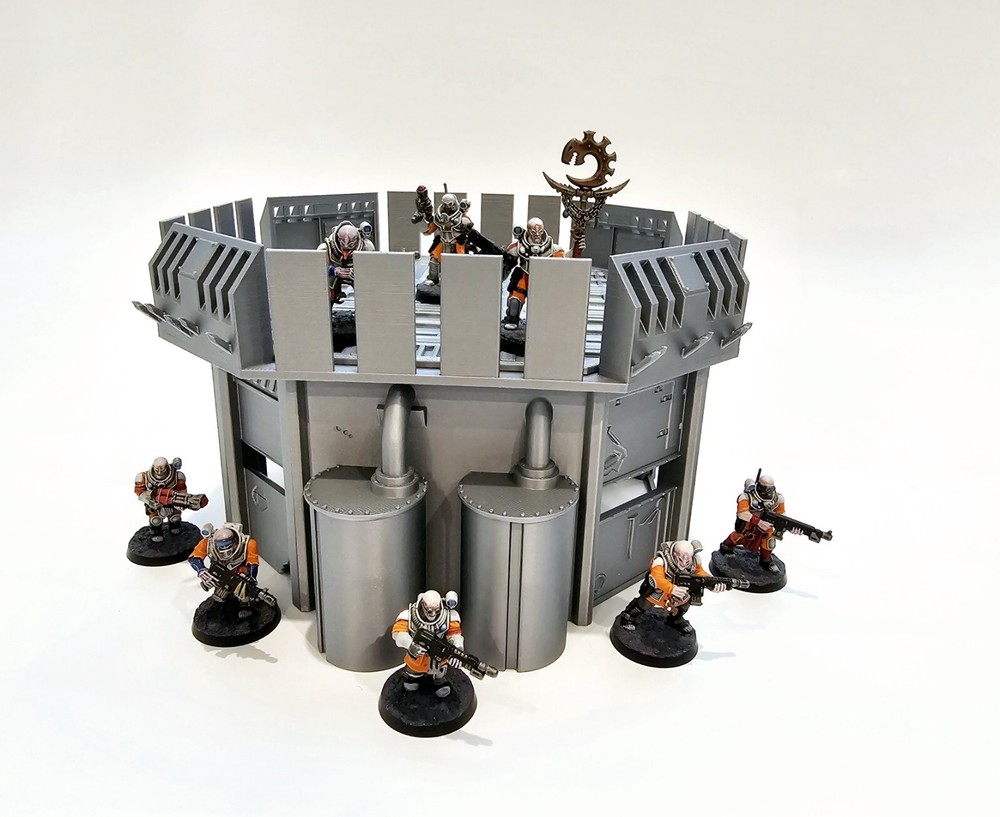 3d Printed Terrain. Forward Command Outpost Great For Warhammer 40K Or Kill Team
