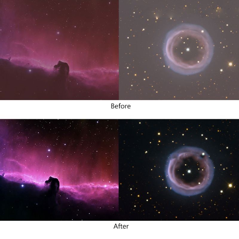 Upgraded 1.25 Inch Light Pollution Filter UHC Filter for Monocular
