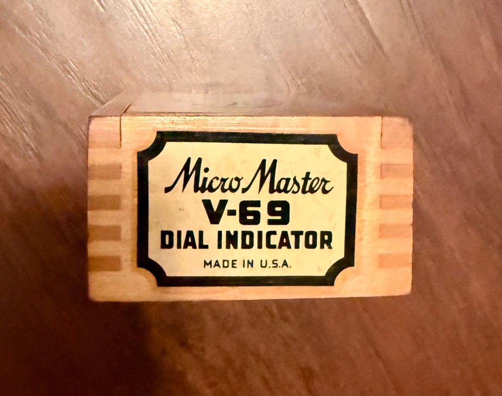 Vintage Micro Master Dial Indicator V-69 Dial Indicator