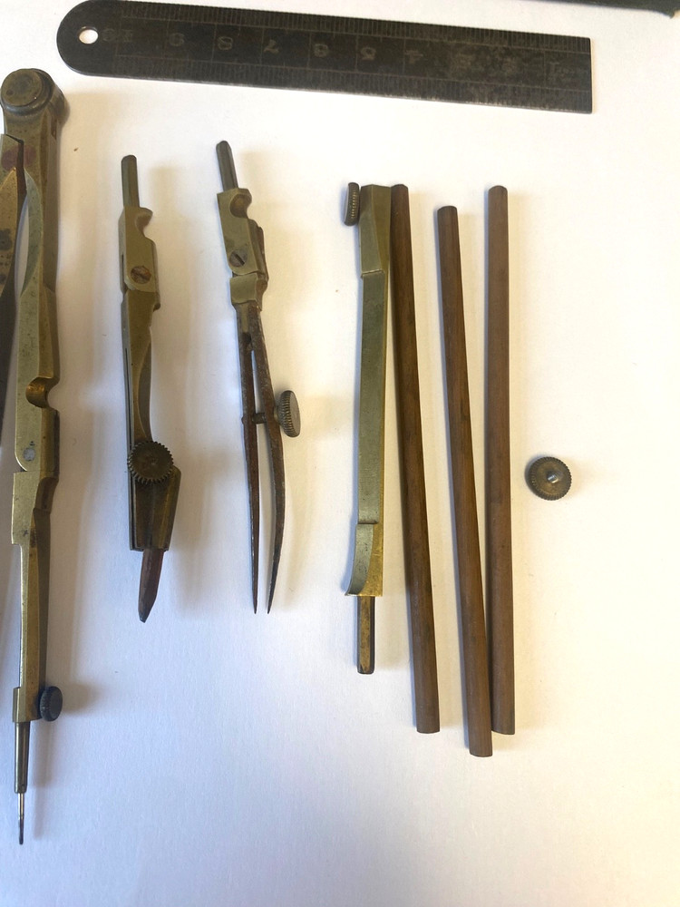 Vintage Draughtsmans Drawing Instruments