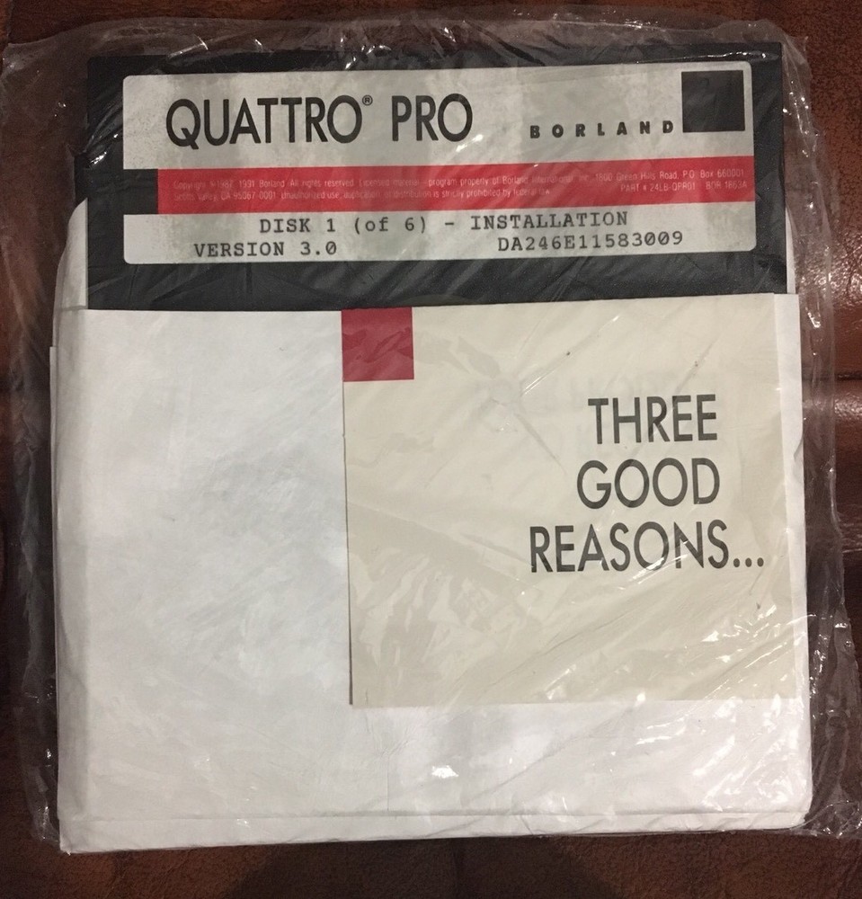 Borland Quattro Pro Ver 3.0