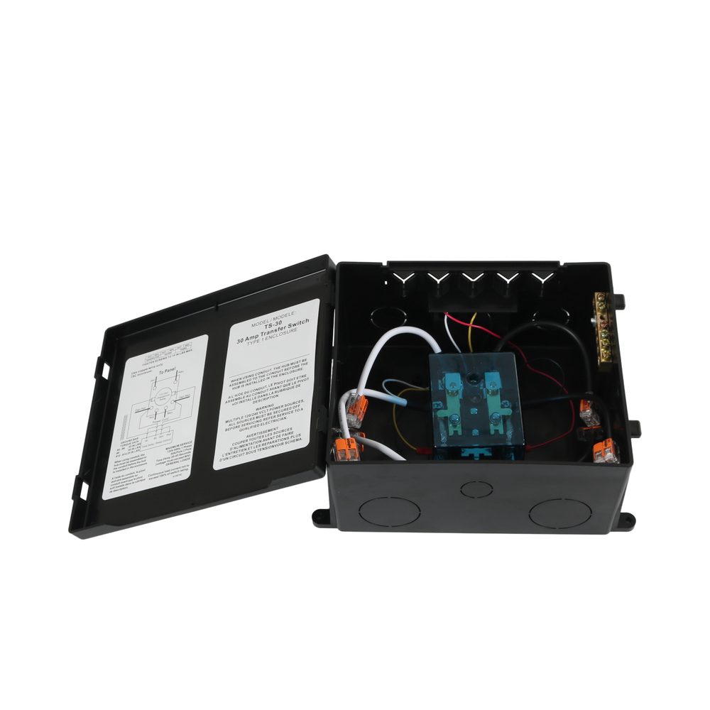 TS-30 30 Amp Automatic Transfer Switch For Inverter, shore power or generators