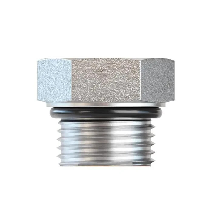 6408-12 ORB Plug (3/4") 12MB Hex Plug - Hydraulic Rigid Adapter/Fitting