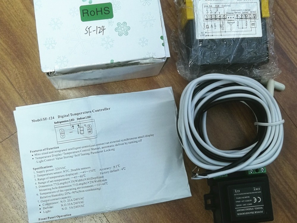 SHANGFANG SF-124 Digital Temperature Controller