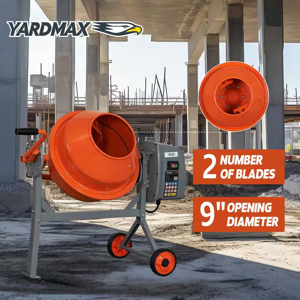 1.6 Cu. Ft. Concrete Mixer