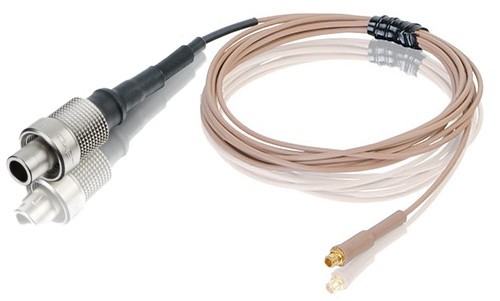 Countryman E6CABLET1S2 Replacement 1mm Cable for E6, 3-Pin Lemo Sennheiser, Tan
