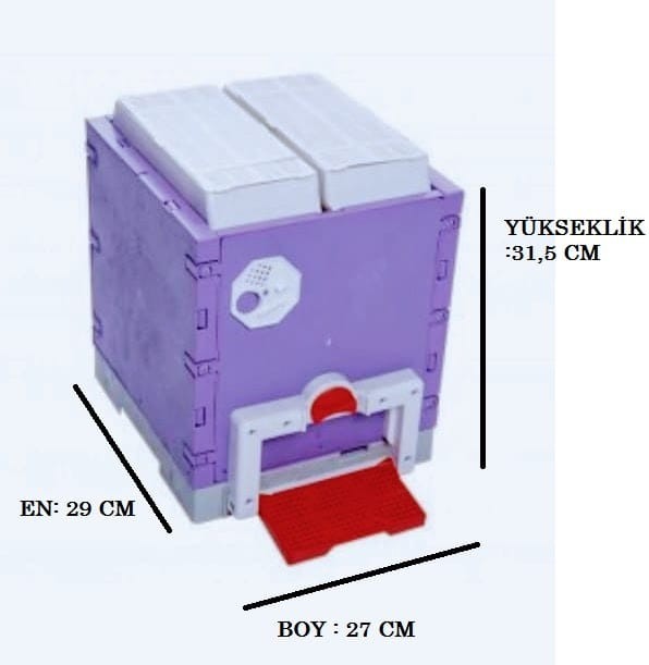 XPS Insulated Mating Nuc 6 Half Langstroth Frames Queen Rearing Perfection