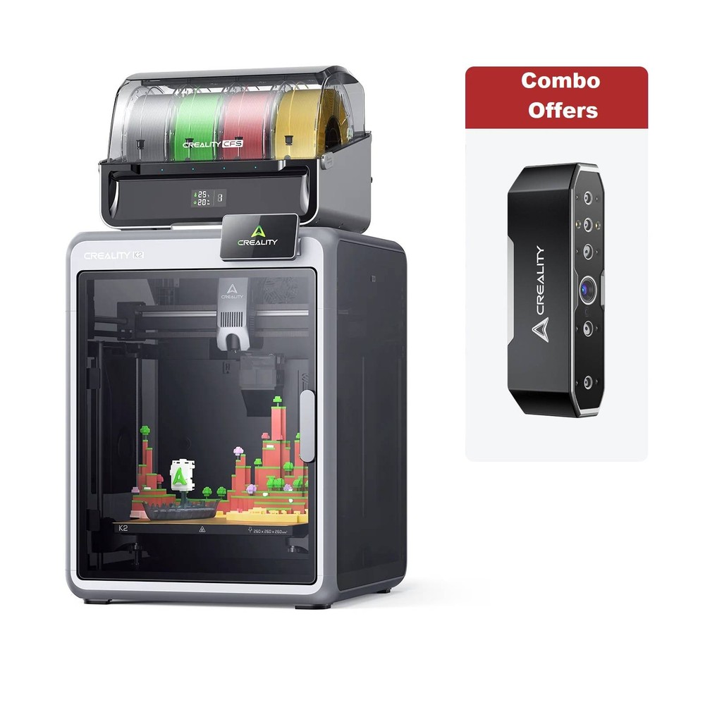 Creality K2 Plus Combo 3D Printer With CR-Scan Otter 3D Scanner
