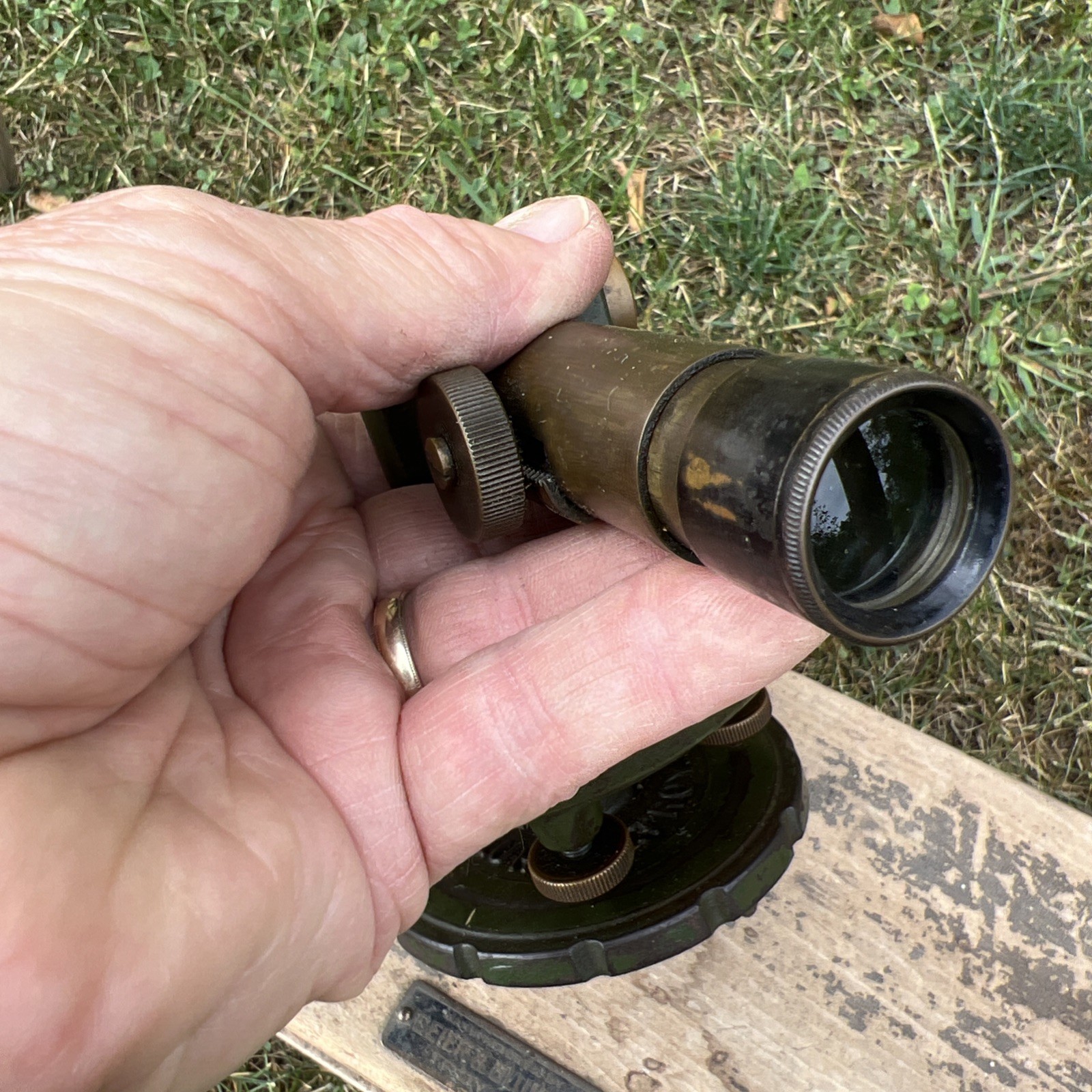 Early 1900’s Geier and Bluhm Surveyors Level with Box