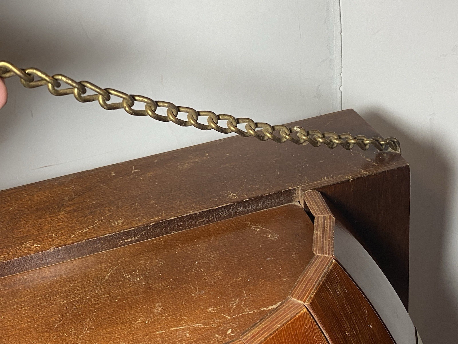 Vintage MCM Wood Barrel Bar Liquor Cabinet Man Cave She Shed