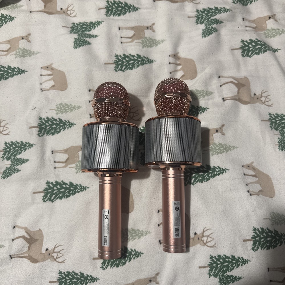 Wireless Bluetooth Karaoke Microphone, Rechargeable USB Handheld