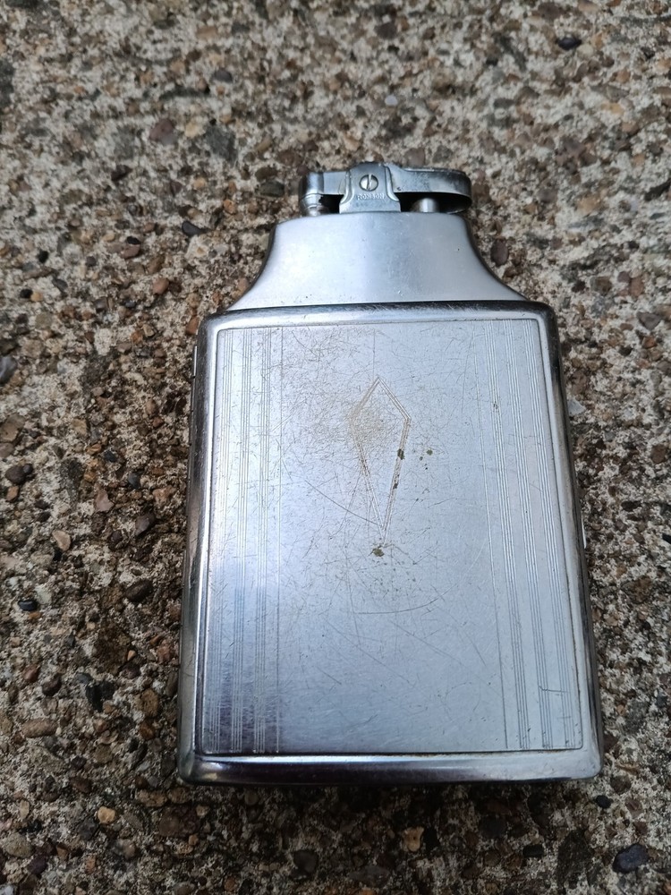 1930s Ronson Mastercase Cigarette Lighter Case Combo