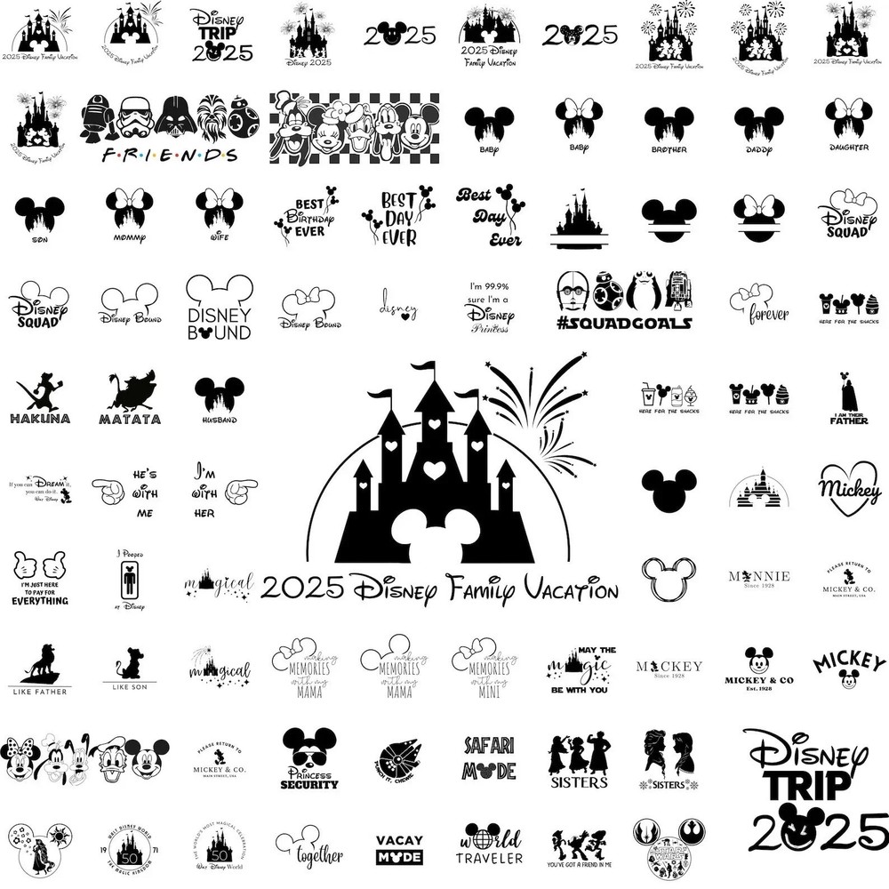 30000+Disney Mega Bundle LAYERED Cricut Files