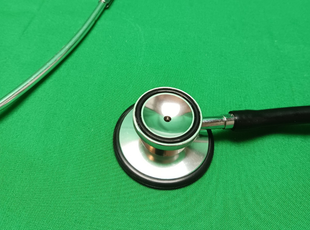 Dual Head Stethoscope Black Unbranded