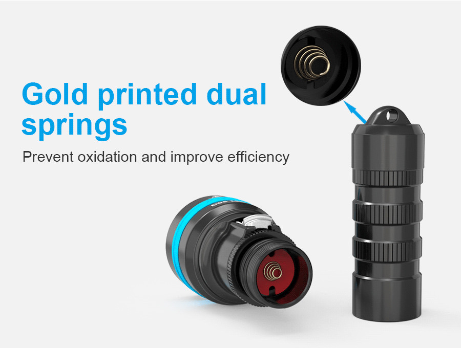 XTAR D06 1600 LED Force Beam Scuba Diving Flashlight Torch