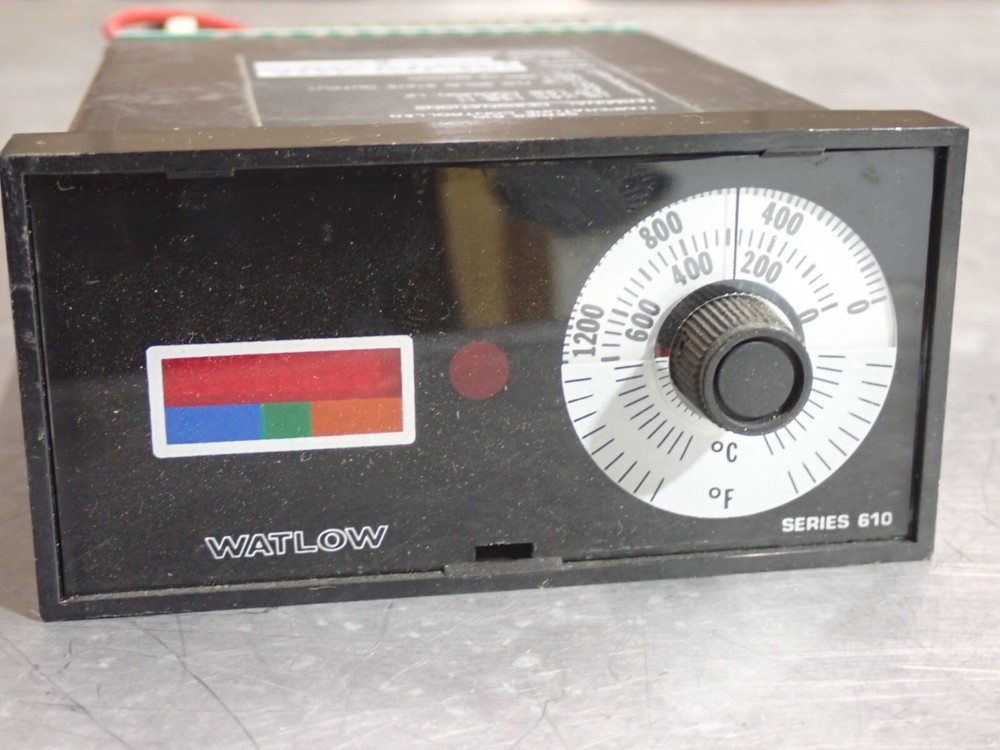 WATLOW 610A-0604-0000 TYPE K TEMPERATURE CONTROLLER USED