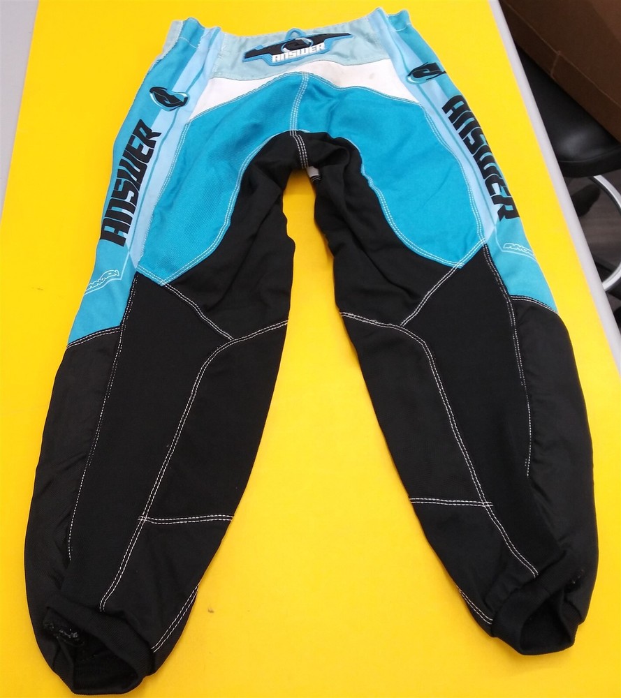 ⭐️⭐️⭐️⭐️⭐️ Answer Syncron Off-Road Pants Blue 26 Youth