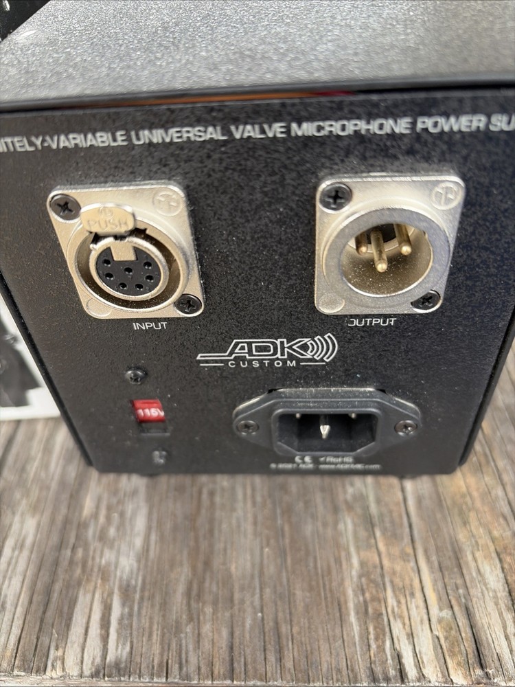 ADK Z2 Custom Infinitely-Variable Universal Valve Microphone Power Supply