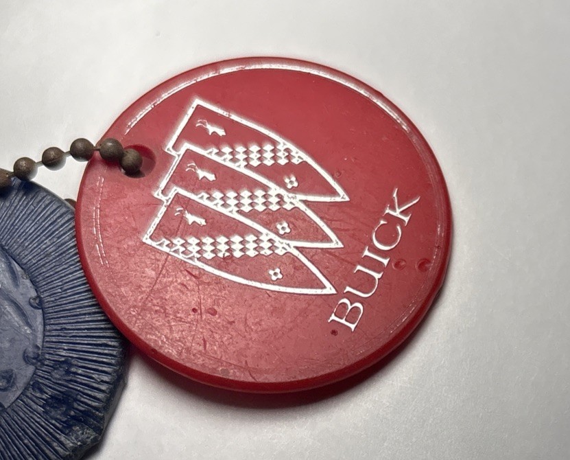 Buick Plastic Keychains -FLINT MICHIGAN