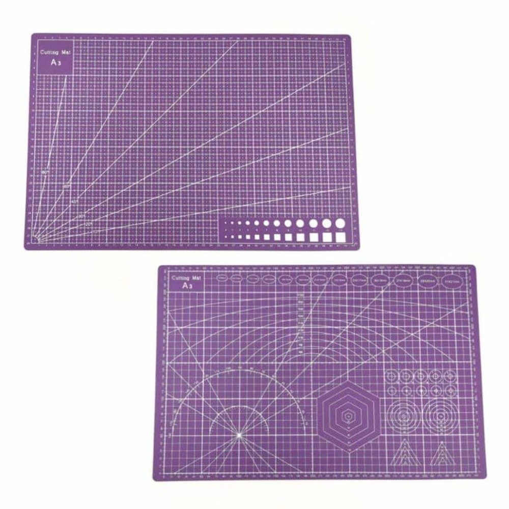 Purple PVC Cutting Mat - A4 Size