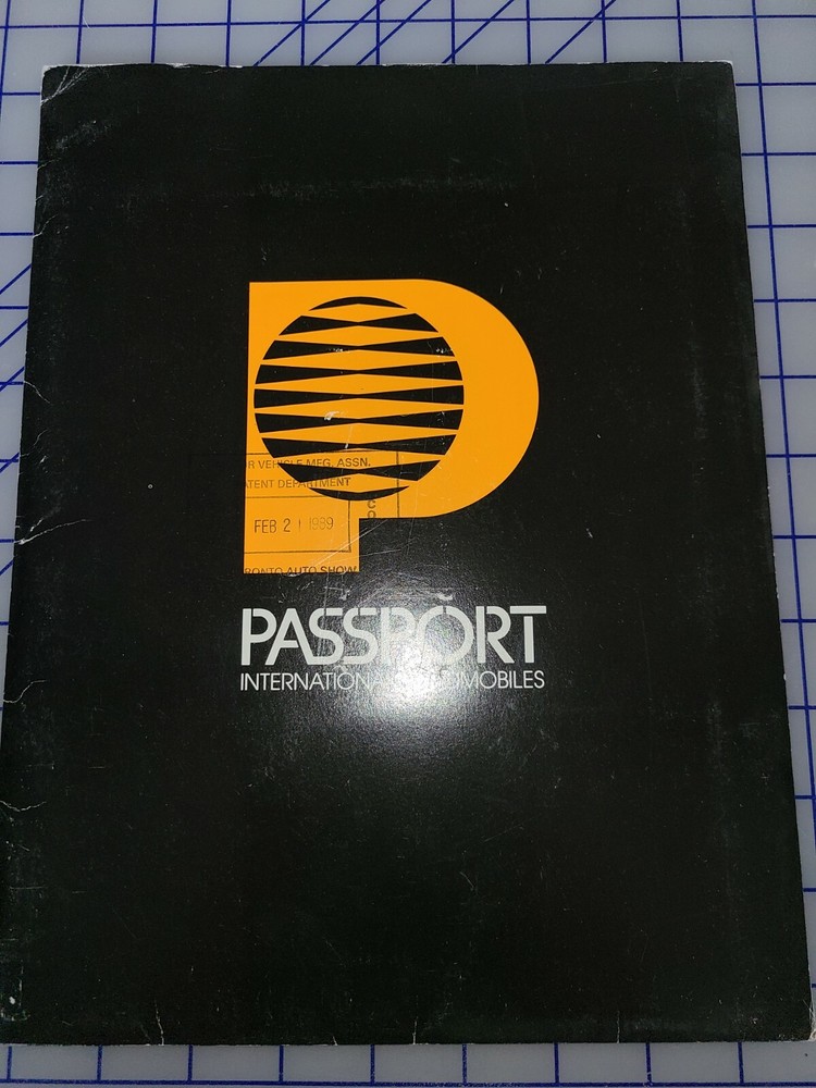 1989 Isuzu Press Kit Product Information