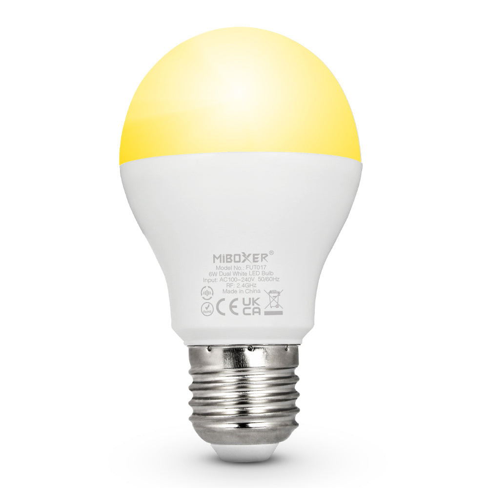 FUT017 E26 - 6W Dual White LED Bulb (2.4G)
