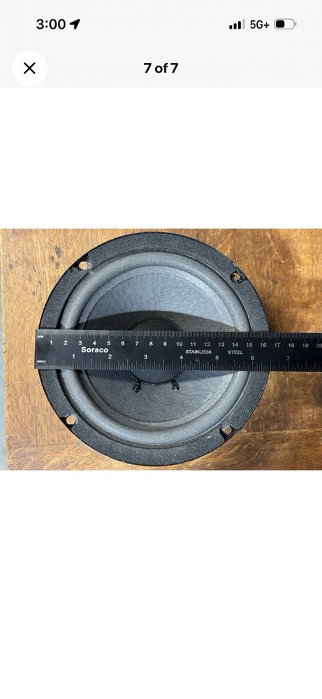 Original AR 8BX 6" woofer - refoamed