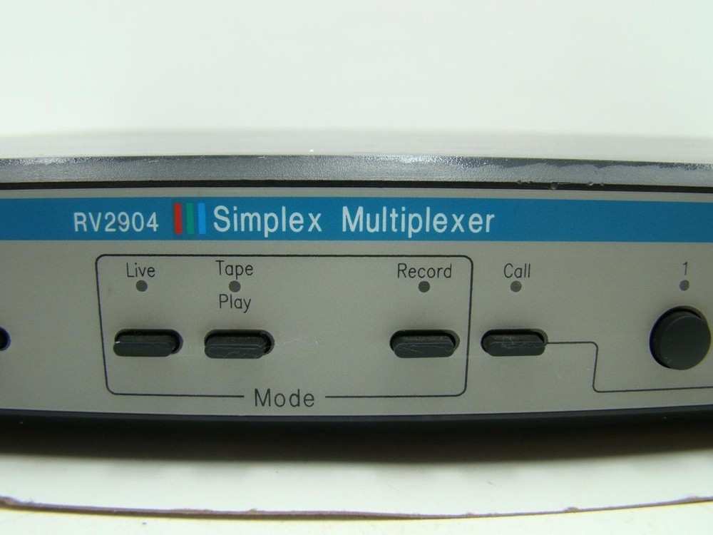 Sensormatic RV2904 Simplex Multiplexer 4 Channel Surveillance System