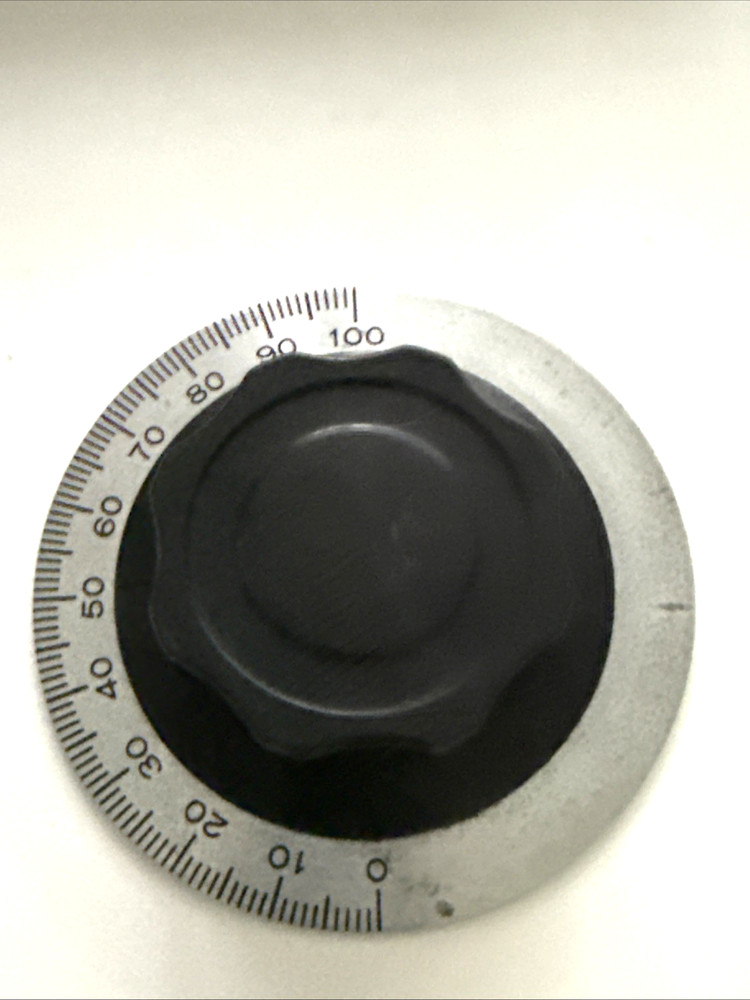 DIAL knob with skirt OD=100 mm