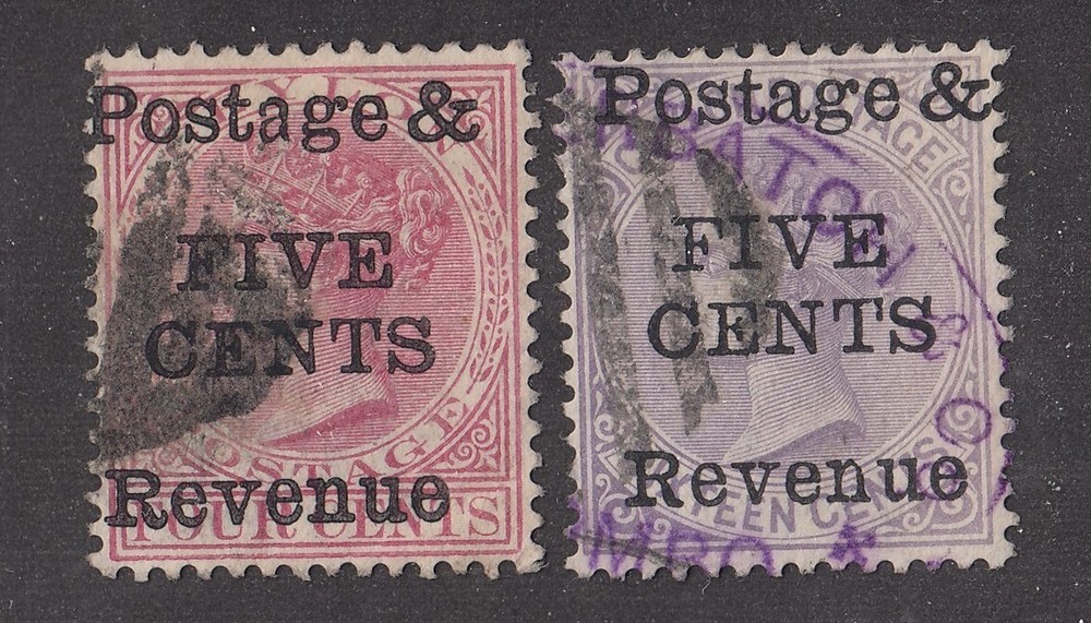 Ceylon #117, 119 Used