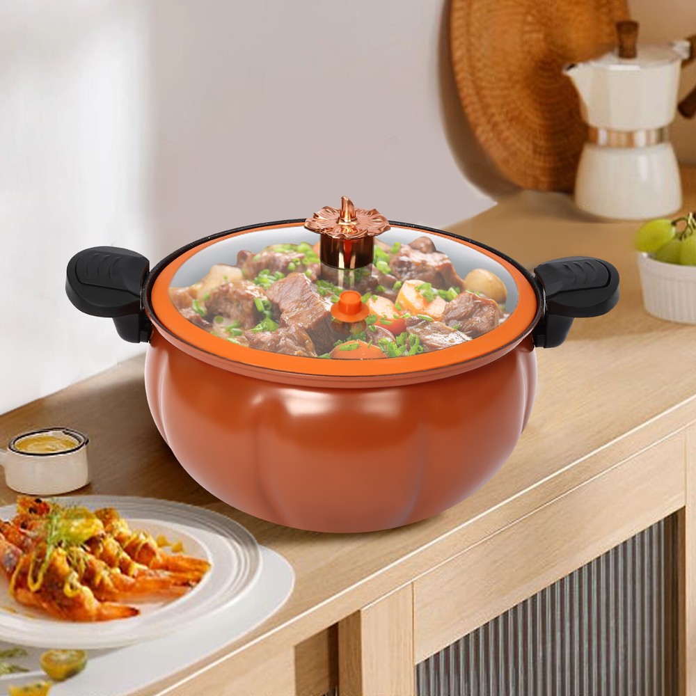 Micro Pressure Cooker Micro Pressure Cooking Pot Pumpkin Shape Pressure Cooking