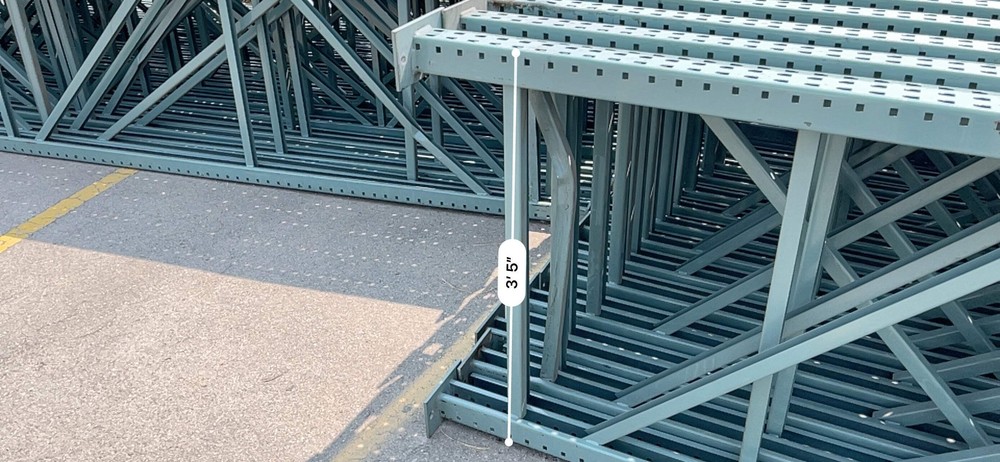 INTERACK Pallet Rack Upright Teardrop Style (Round & Angular) 192”H x 42”D (Pre-